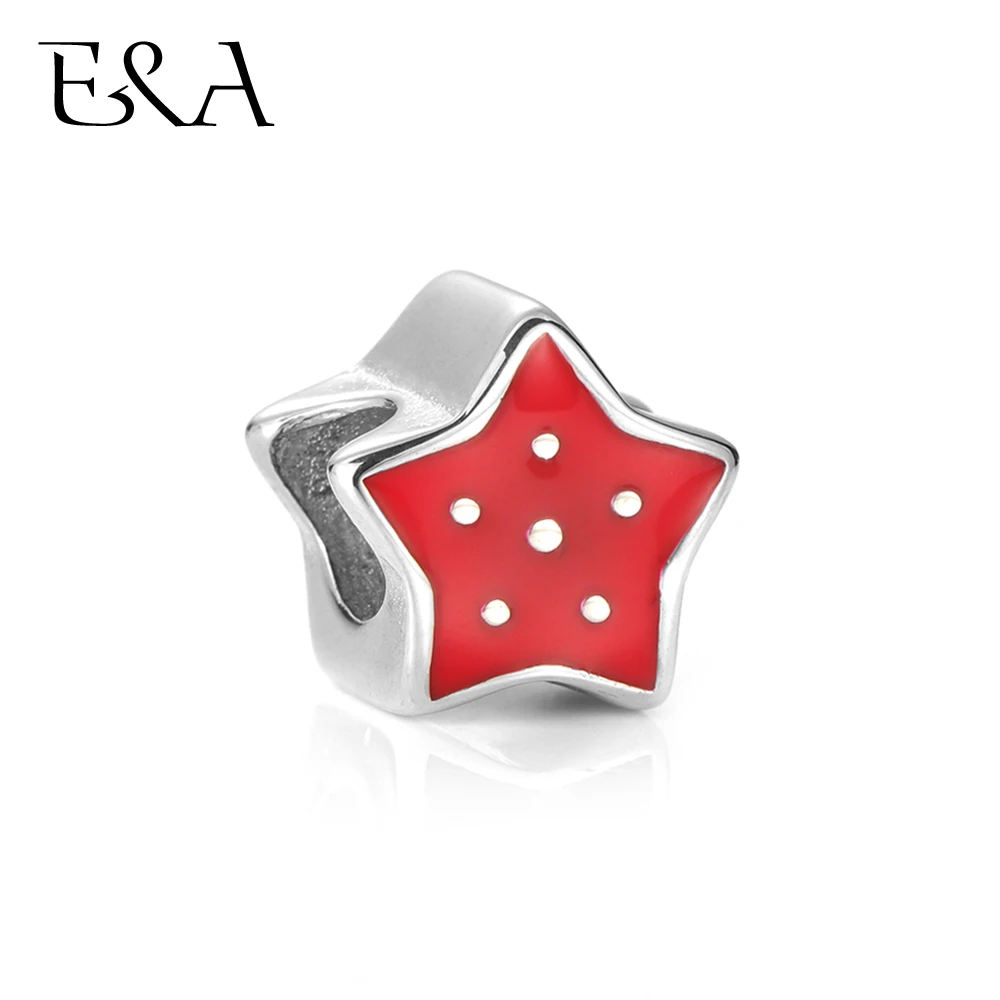 Enamel Beads Painted Star Red Stainless Steel Hole 5mm for Women Bracelet Charms Making European Bead DIY Jewelry Findings
Enamel Beads Painted Star Red Stainless Steel Hole 5mm for Women Bracelet Charms Making European Bead DIY Jewelry Findings