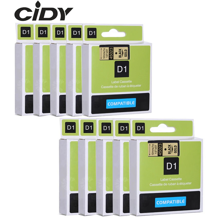 Маркировщик этикеток CIDY Dymo D1 45023, 12 мм, черный на золоте, подходит для руководителя этикеток 210, 450, LM160
Маркировщик этикеток CIDY Dymo D1 45023, 12 мм, черный на золоте, подходит для руководителя этикеток 210, 450, LM160