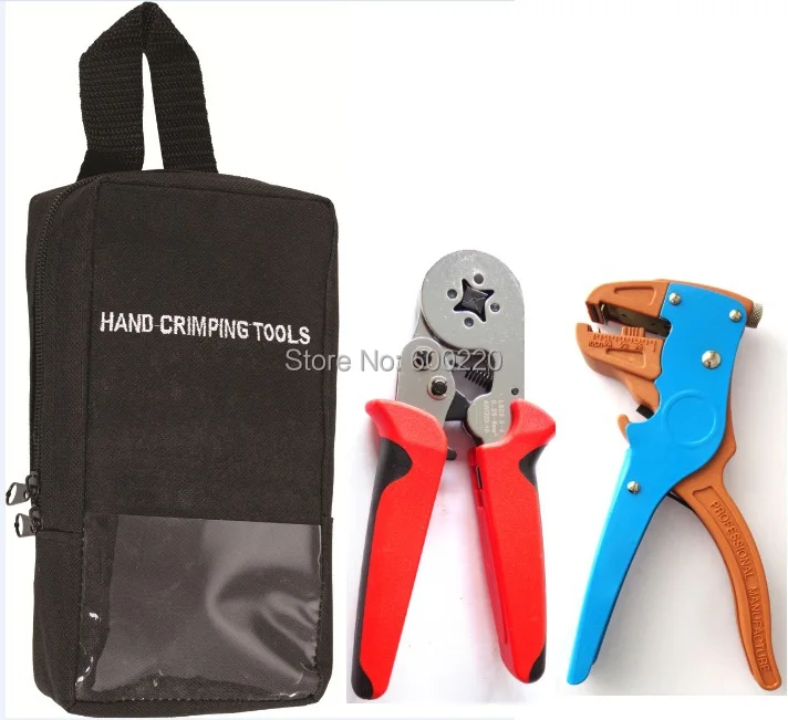 

C86-4A-7DU Crimping Tool Kit with cable ferrules crimp tool LSC8 6-4A and wire stripper LS-700D combination tool set