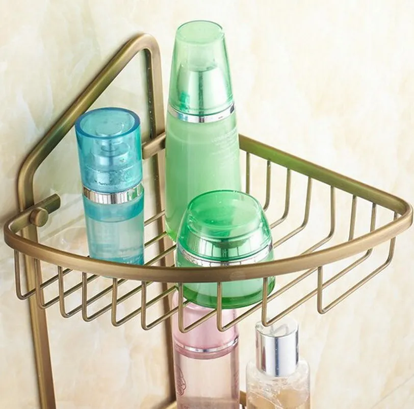 Antique Brass Wall Mounted Bathroom Soap / Sponge Shower Storage Basket With Hooks Cba076
Antique Brass Wall Mounted Bathroom Soap / Sponge Shower Storage Basket With Hooks Cba076