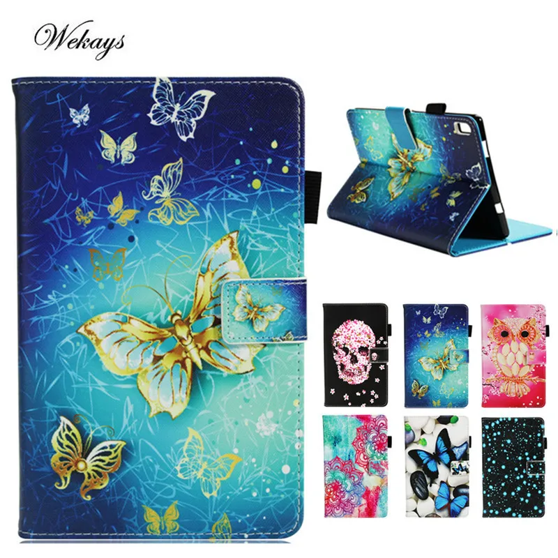 Wekays Fashion Cartoon Skull PU Leather Stand Holder Cover Case For Lenovo TAB 4 8" Plus TB-8704N / TB-8704F Tablet Case Capa
Wekays Fashion Cartoon Skull PU Leather Stand Holder Cover Case For Lenovo TAB 4 8" Plus TB-8704N / TB-8704F Tablet Case Capa