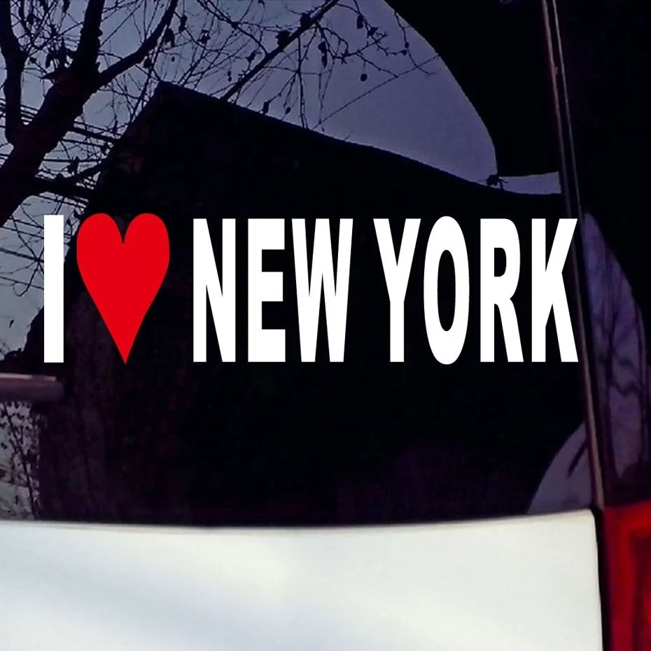 I Love New York Window Vinyl Stickers Decals White Sticker Vinyl Decals window decal 20cm
I Love New York Window Vinyl Stickers Decals White Sticker Vinyl Decals window decal 20cm