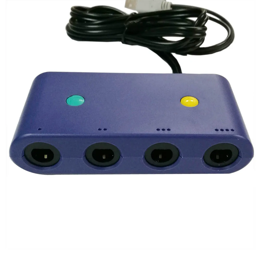 100pcs 4 ports Player for GameCube Controller Adapter for Wii-U for switch NS or PC Converter with Home and turbo function
100pcs 4 ports Player for GameCube Controller Adapter for Wii-U for switch NS or PC Converter with Home and turbo function