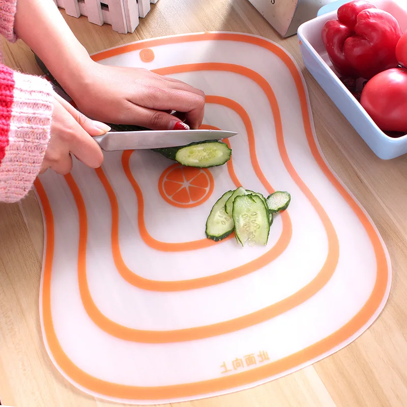 New Kitchen Chopping Blocks Tool Flexible Transparent Cutting Board PP Boards Classification Hot|Измельчающие блоки| |