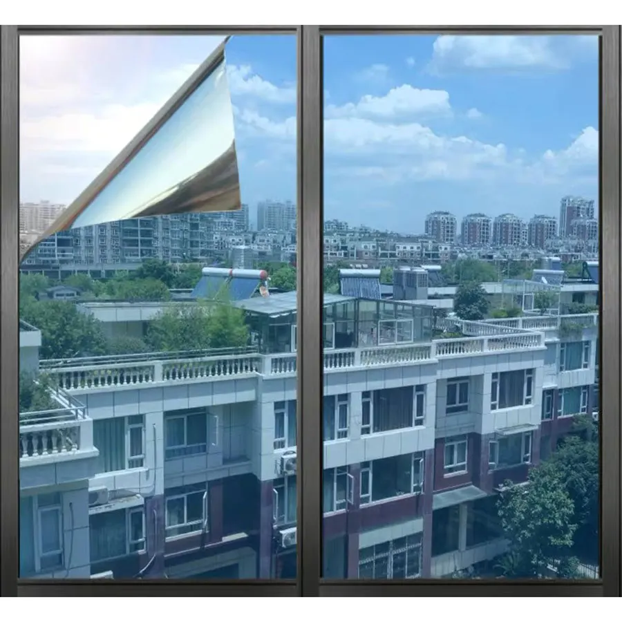 One Way Solar Mirror Decorative Film Privacy Self-adhesive Window Film Glass Sticker Tint Reflective Home Office Building Decor
One Way Solar Mirror Decorative Film Privacy Self-adhesive Window Film Glass Sticker Tint Reflective Home Office Building Decor