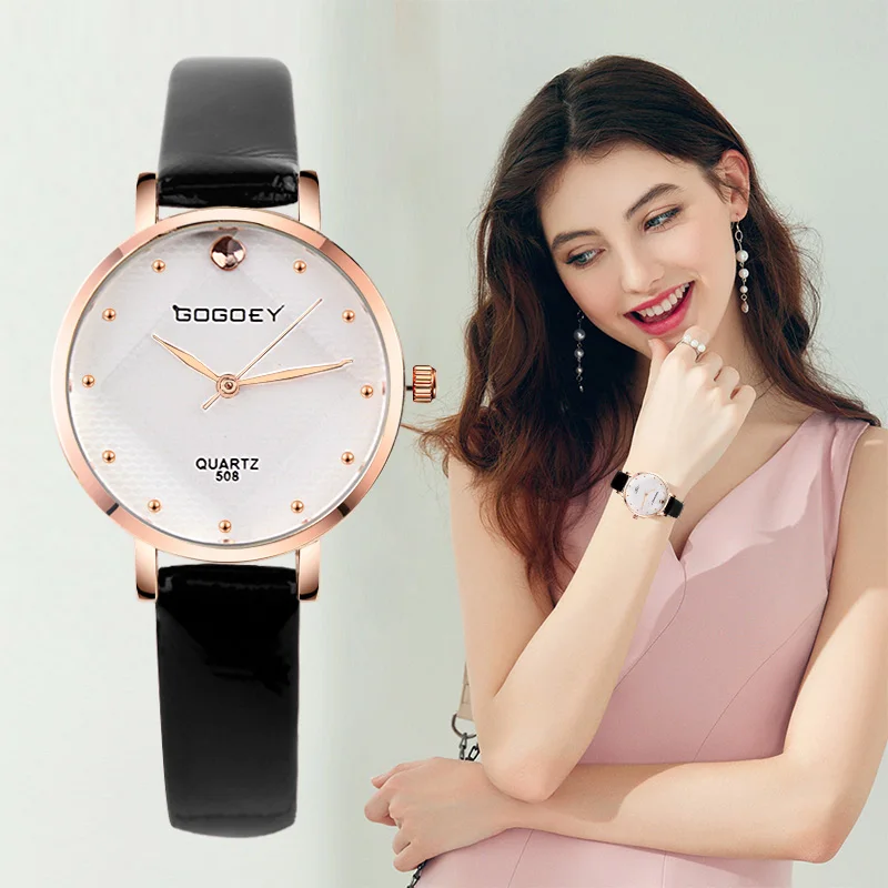Women's Watches GOGOEY Luxury Brand Candy Leather Ladies Watches For Women Bracelet Watch Clock Dress Relogio Feminino Saat
Women's Watches GOGOEY Luxury Brand Candy Leather Ladies Watches For Women Bracelet Watch Clock Dress Relogio Feminino Saat