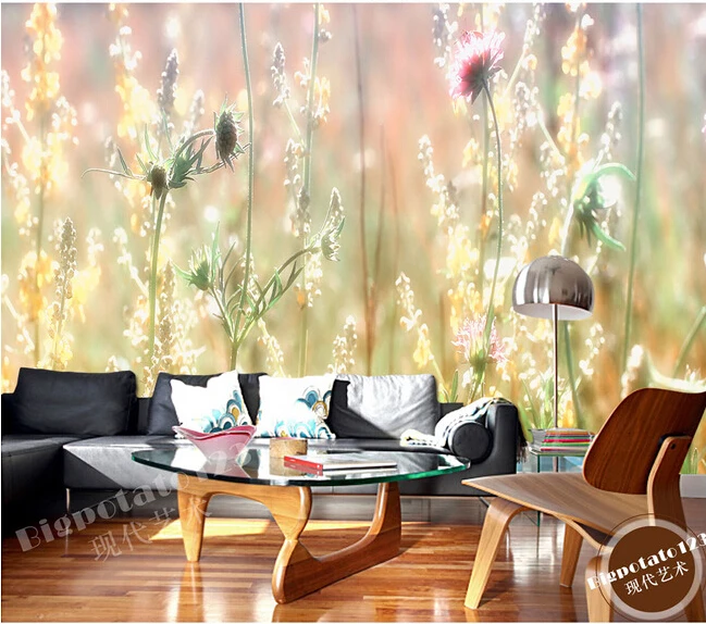 The latest custom 3D murals, fantasy sunshine weed wild flowers. Living room sofa TV wall bedroom background wall paper
The latest custom 3D murals, fantasy sunshine weed wild flowers. Living room sofa TV wall bedroom background wall paper
