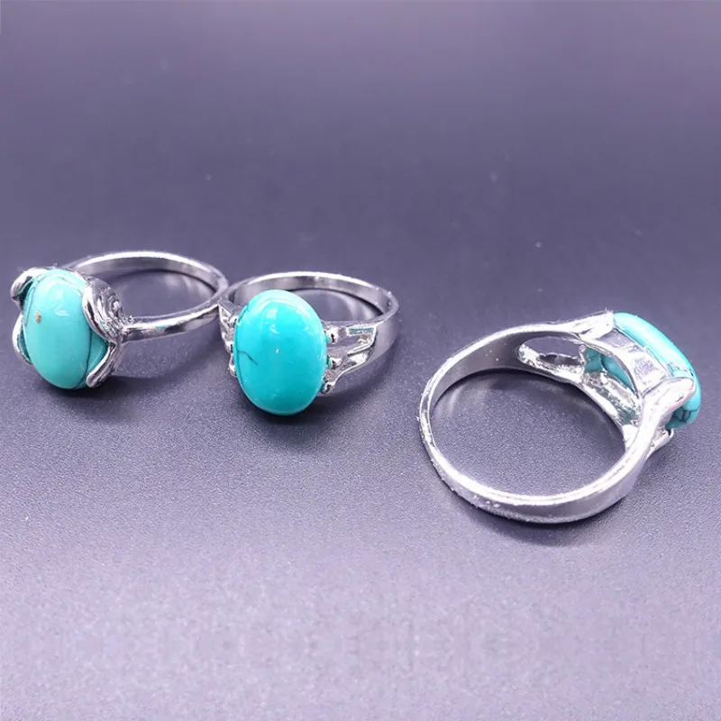 Mixed Size & Design Turquoises Natural Stone Rings Tibetan Silver Tone Finger Rings Jewelry for Woman 50pcs/set Wedding Ring
Mixed Size & Design Turquoises Natural Stone Rings Tibetan Silver Tone Finger Rings Jewelry for Woman 50pcs/set Wedding Ring