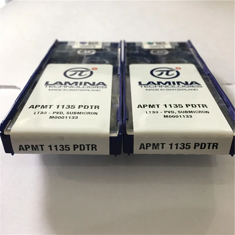 APMT1135PDTR LT30 100% Original LAMINA carbide insert with the best quality 10pcs/lot free shipping
APMT1135PDTR LT30 100% Original LAMINA carbide insert with the best quality 10pcs/lot free shipping
