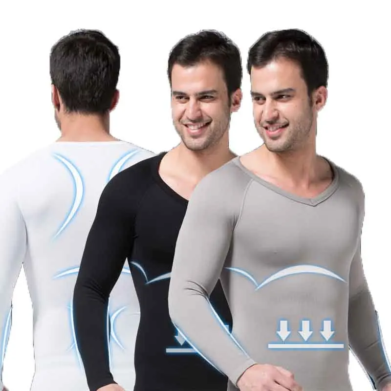 Men's T-Shirt Slimming Body Shapers Long Sleeve Posture Correction Shirt Control Fat Burn Quick Dry Tummy Keep Warm Shapewear
Men's T-Shirt Slimming Body Shapers Long Sleeve Posture Correction Shirt Control Fat Burn Quick Dry Tummy Keep Warm Shapewear