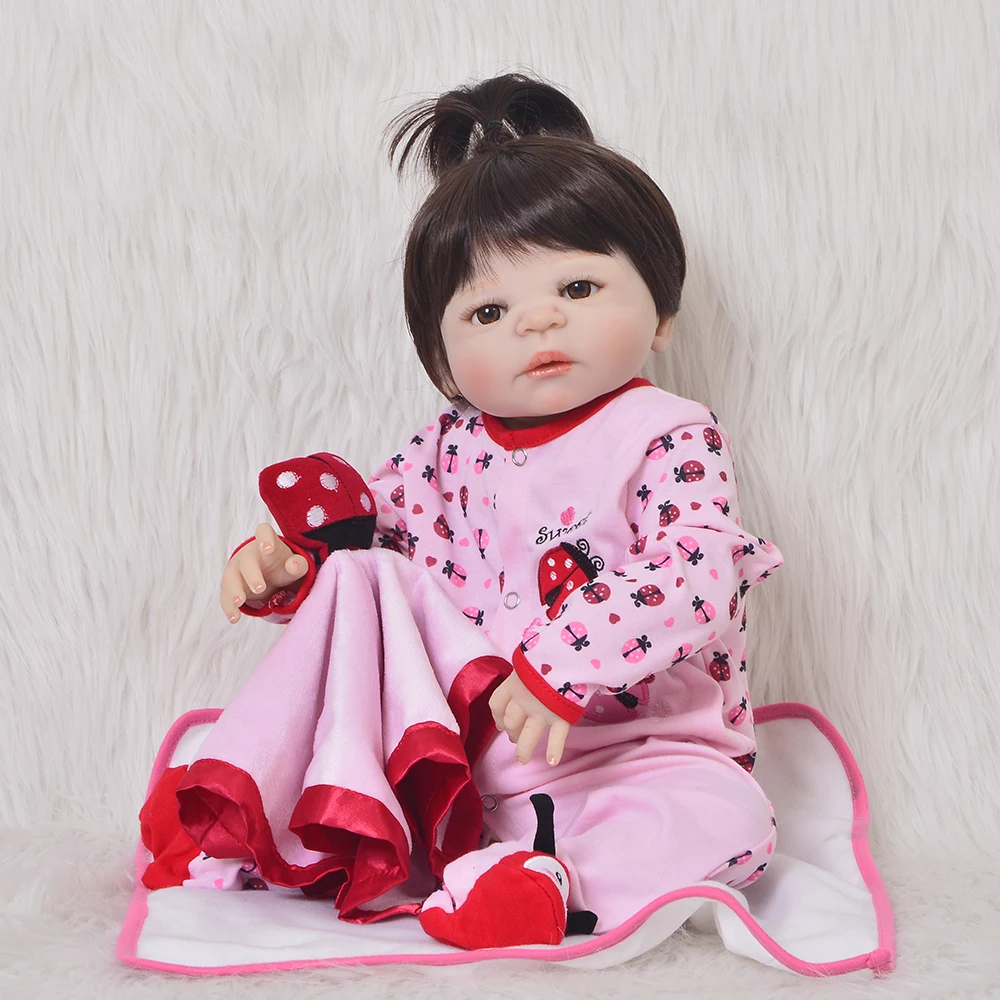 Модная Реалистичная силиконовая кукла-младенец, 23 дюйма
Модная Реалистичная силиконовая кукла-младенец, 23 дюйма