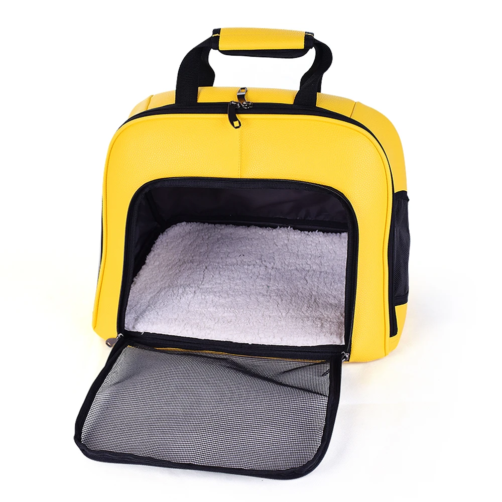 Pet Handbag Carrier Transparent Pet Dog Cat Carrier Bag Soft Sided PU Leather for Cats Small Dogs Outdoor Travel
Pet Handbag Carrier Transparent Pet Dog Cat Carrier Bag Soft Sided PU Leather for Cats Small Dogs Outdoor Travel