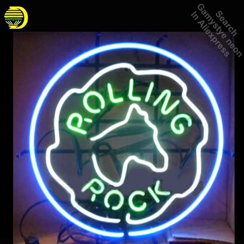 Neon Sign for Rolling Rock Latrobe neon bulb Sign Garage neon lights Sign glass Tube HandcraftIconic Sign Display illuminated
Neon Sign for Rolling Rock Latrobe neon bulb Sign Garage neon lights Sign glass Tube HandcraftIconic Sign Display illuminated
