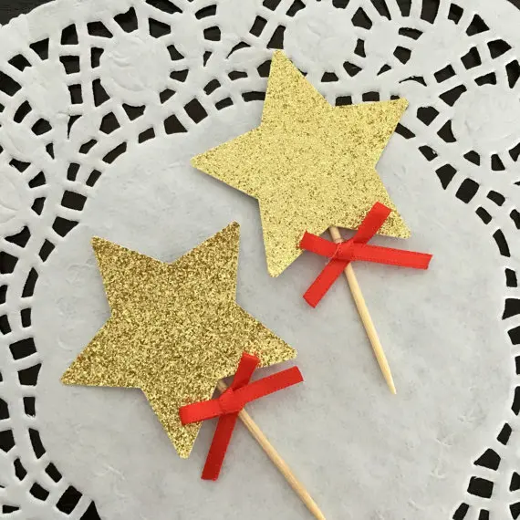 glitter Christmas Star with red bows Cupcake Toppers Bachelorette Party & Hen Party Supplies wedding toothpicks
glitter Christmas Star with red bows Cupcake Toppers Bachelorette Party & Hen Party Supplies wedding toothpicks
