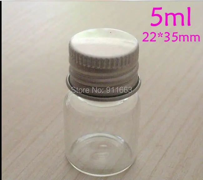 (100sets/lot) 5ml,18mm opening,clear color glass vials + 18mm aluminium screw caps+PE shim
(100sets/lot) 5ml,18mm opening,clear color glass vials + 18mm aluminium screw caps+PE shim