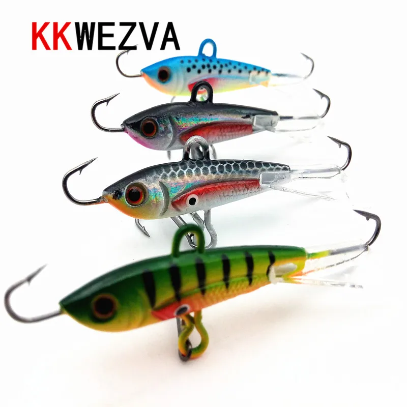 KKWEZVA 1pc 60mm/10g Fishing Lure winter Ice Fishing Hard Bait Pesca Tackle Isca Artificial Bait Crankbait Swimbait
KKWEZVA 1pc 60mm/10g Fishing Lure winter Ice Fishing Hard Bait Pesca Tackle Isca Artificial Bait Crankbait Swimbait