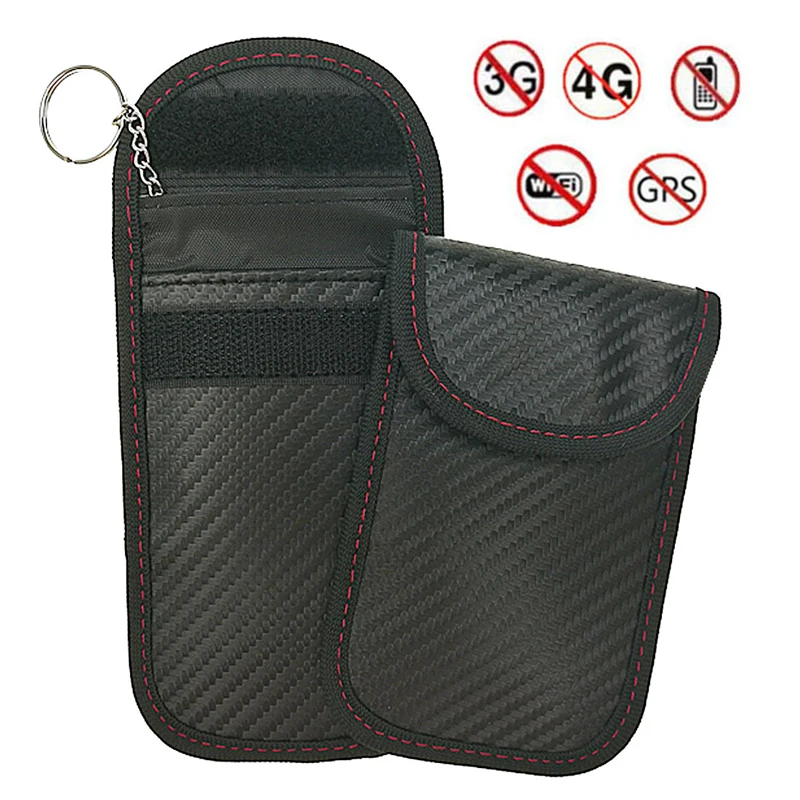 RFID Signal Blocking Car Key Bag Key Holder Key Cover Faraday Cage Pouch for Car Keys Radiation Protection
RFID Signal Blocking Car Key Bag Key Holder Key Cover Faraday Cage Pouch for Car Keys Radiation Protection