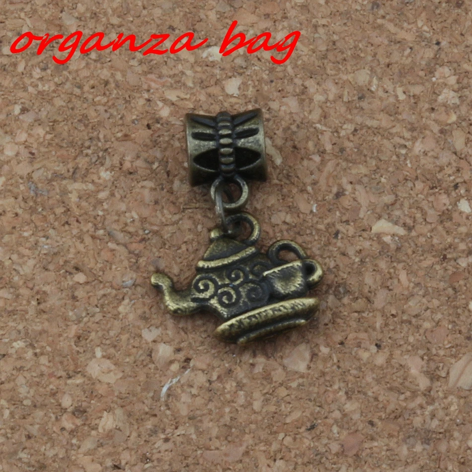 20pcs/lot Dangle Ancient bronze TEAPOT CUP Charm Big Hole Beads Fit European Charm Bracelet Jewelry 15x25mm A-236a
20pcs/lot Dangle Ancient bronze TEAPOT CUP Charm Big Hole Beads Fit European Charm Bracelet Jewelry 15x25mm A-236a