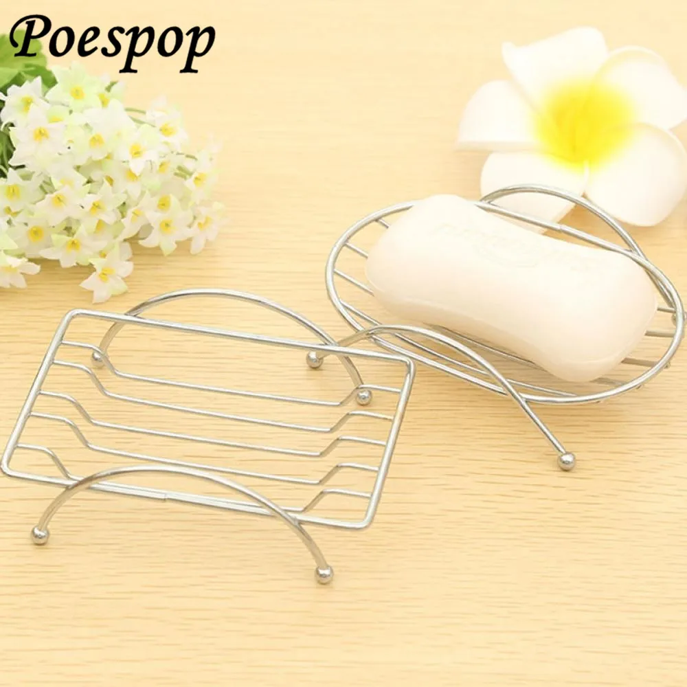 POSEPOP Нержавеющая сталь мыльницы мыло держатель Чехол Аксессуары для ванной