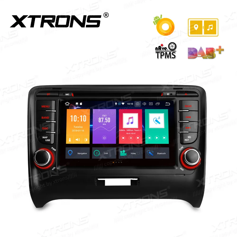 XTRONS Android 8 0 Восьмиядерный 7 ''Радио Стерео gps с диагностическим разъемом и