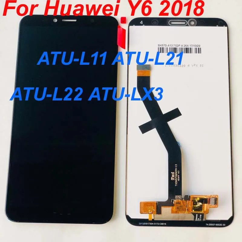 5.7 inch For Huawei Y6 2018 ATU-LX1 ATU-L21 ATU-LX3 LCD Display + Touch Screen Digitizer Assembly Y6 Prime 2018 + Frame
5.7 inch For Huawei Y6 2018 ATU-LX1 ATU-L21 ATU-LX3 LCD Display + Touch Screen Digitizer Assembly Y6 Prime 2018 + Frame