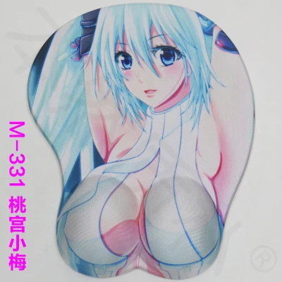 Новое поступление сексуальный большой мягкий 3D игровой коврик для мышки с аниме