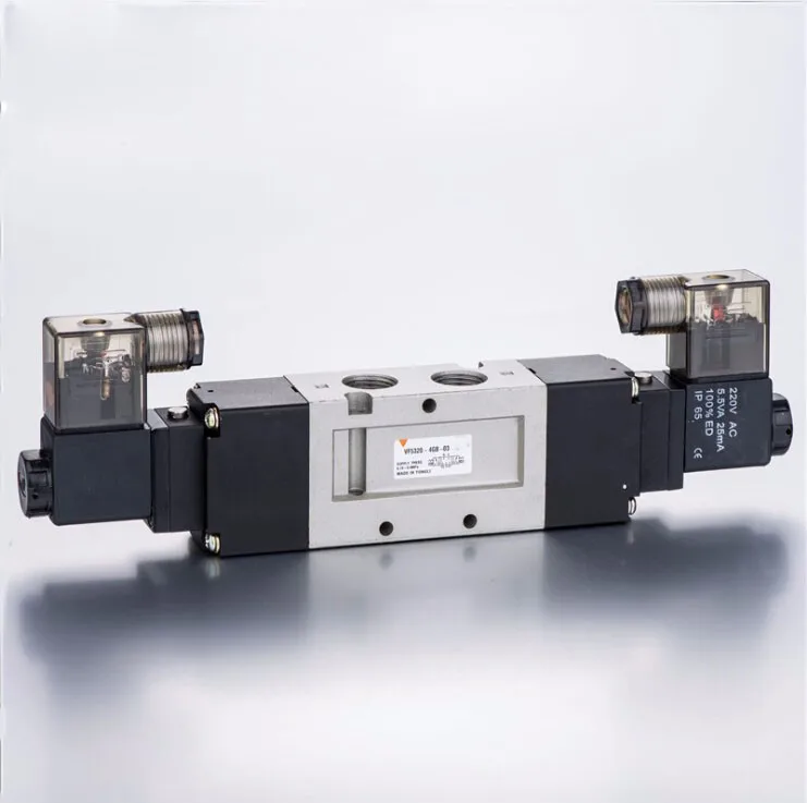 3/8" VF 3 position 5 way pilot-operated type close centre lead wire 300mm loking type B pneumatic solenoid valve coil 220V
3/8" VF 3 position 5 way pilot-operated type close centre lead wire 300mm loking type B pneumatic solenoid valve coil 220V