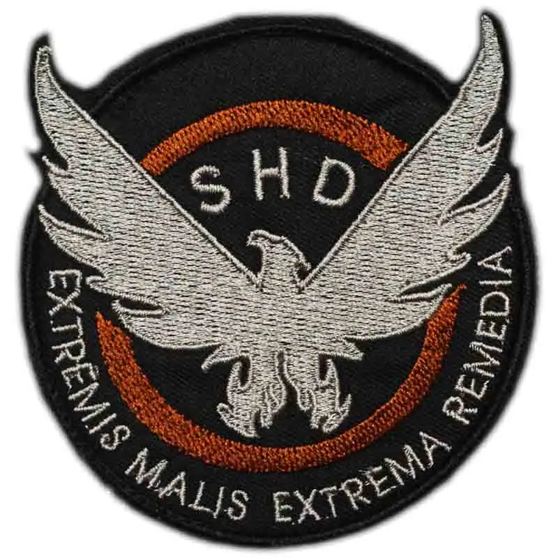 Нашивки с вышивкой The Division SHD 3 5 дюйма тактический значок на липучке для пейзажа