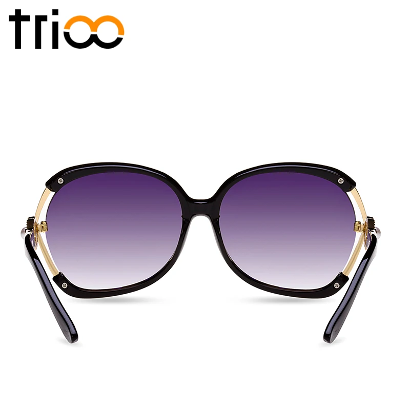 TRIOO Luxury Sunglasses Women Oversized Gradient Sun Glasses Female New Trending Metal Cool Shades Oculos de sol Lunette 
TRIOO Luxury Sunglasses Women Oversized Gradient Sun Glasses Female New Trending Metal Cool Shades Oculos de sol Lunette