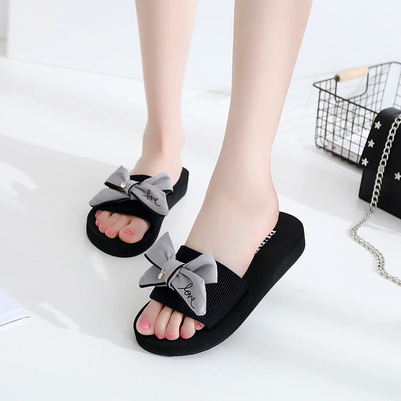 Comfortable leisure Wedge Sandals lady Cotton Cloth Bowknot high-heels Slippers Woman Summer Popular Waterproof Platform Shoes
Comfortable leisure Wedge Sandals lady Cotton Cloth Bowknot high-heels Slippers Woman Summer Popular Waterproof Platform Shoes