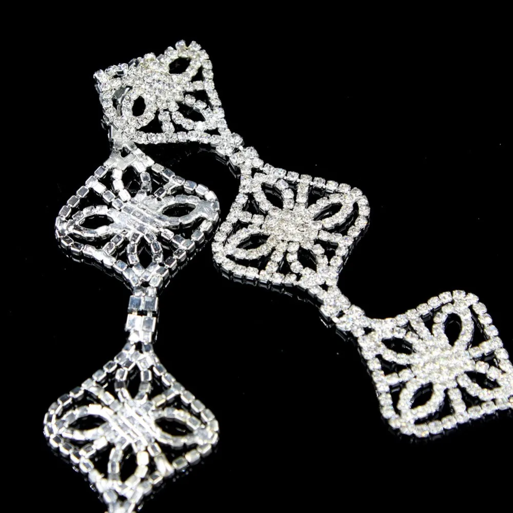 5Yards Crystal Glass Rhinestone Chain DIY Fashion Accessories Diamonds Crystals Banding
5Yards Crystal Glass Rhinestone Chain DIY Fashion Accessories Diamonds Crystals Banding