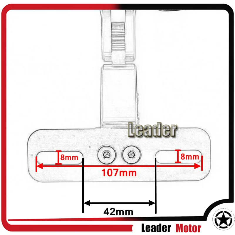 Fit For Kawasaki Ninja 300 Ninja 250 ER-6N ER-6F Versys 650 Versys 1000 Adjustable License Number Plate Frame Holder Bracket
Fit For Kawasaki Ninja 300 Ninja 250 ER-6N ER-6F Versys 650 Versys 1000 Adjustable License Number Plate Frame Holder Bracket