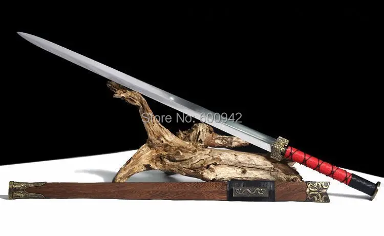 Handmade Saber Chinese Wushu Sword Hadfield's manganese steel Blade Full Tang Jian
Handmade Saber Chinese Wushu Sword Hadfield's manganese steel Blade Full Tang Jian