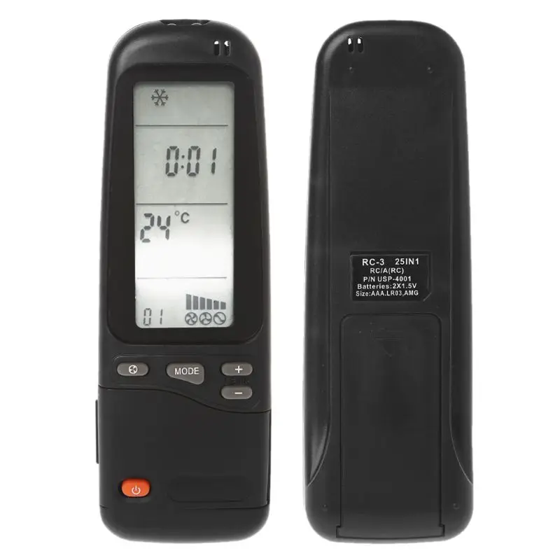 Universal Air Conditioner Remote Control Replacement For Electra / Emailair / Elco RC-41-1 RC3 23IN1
Universal Air Conditioner Remote Control Replacement For Electra / Emailair / Elco RC-41-1 RC3 23IN1