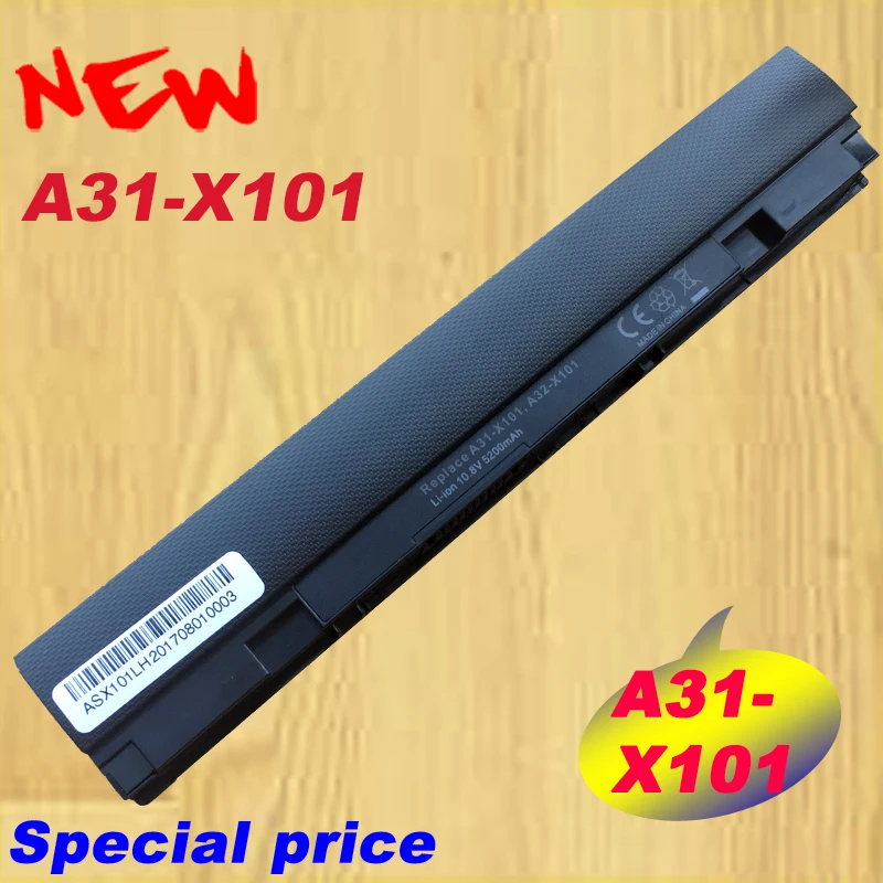 

HSW new Laptop Battery For ASUS Eee PC X101CH X101 X101C X101H Replace: A31-X101 6cell