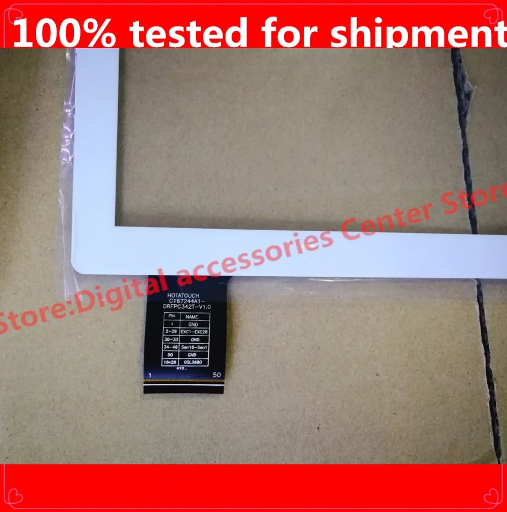 

HZ New 10.1 INCH touch screen Touch panel Digitizer Glass Sensor Replacement C167244A1-DRFPC342T-V1.0