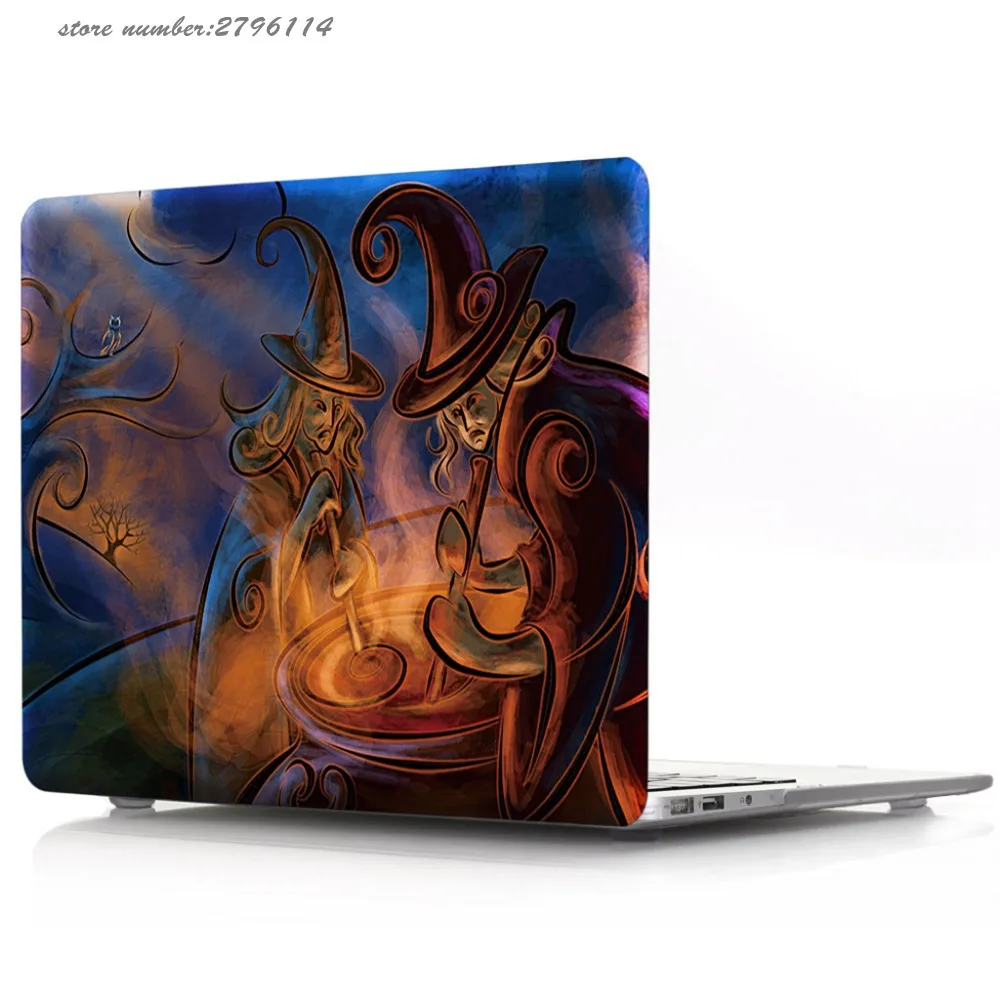 Матовый Жесткий чехол с принтом для Macbook Pro 13 15 retina/новый Mac 12 "цветной ноутбука