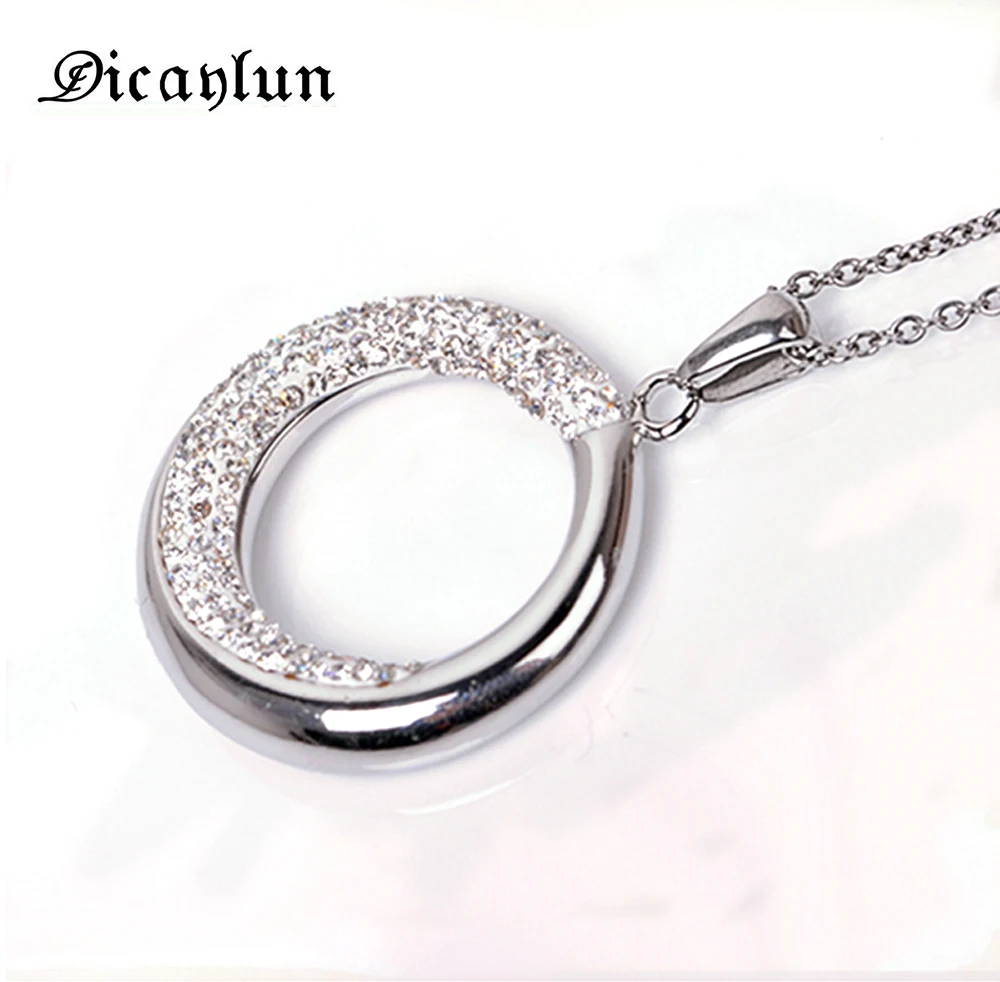 DICAYLUN Rhinestone Choker Necklace Letter O Half Moon Zircon Stone Pendant Collar Chain Jewelry Women Clothing Accessories Gift
DICAYLUN Rhinestone Choker Necklace Letter O Half Moon Zircon Stone Pendant Collar Chain Jewelry Women Clothing Accessories Gift