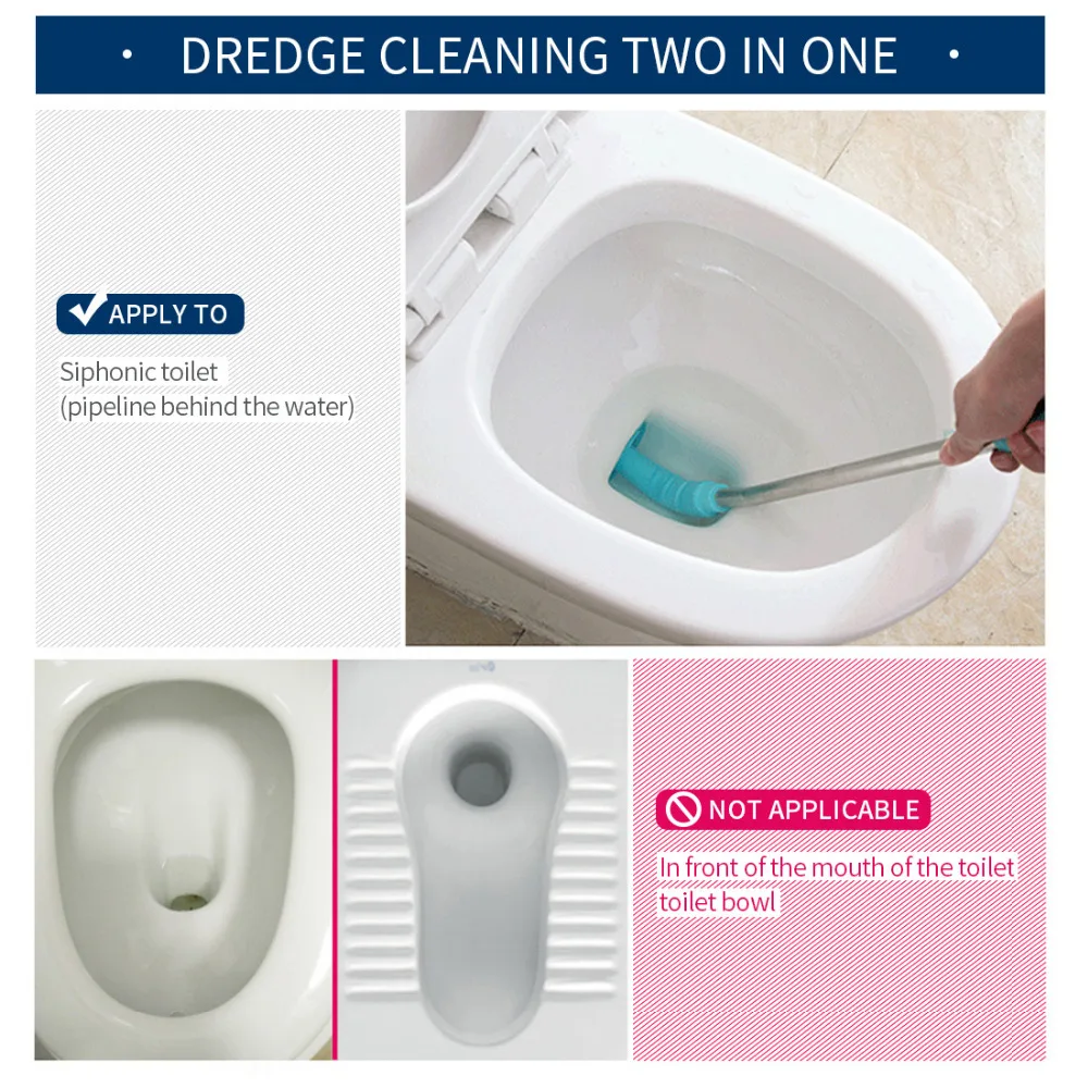 ANHO Toilet Plunger Long-handled Flexible Bathroom Stainless Steel Handle with Wall Hook Dredge Cleaned Sewer Pipe Household Too
ANHO Toilet Plunger Long-handled Flexible Bathroom Stainless Steel Handle with Wall Hook Dredge Cleaned Sewer Pipe Household Too