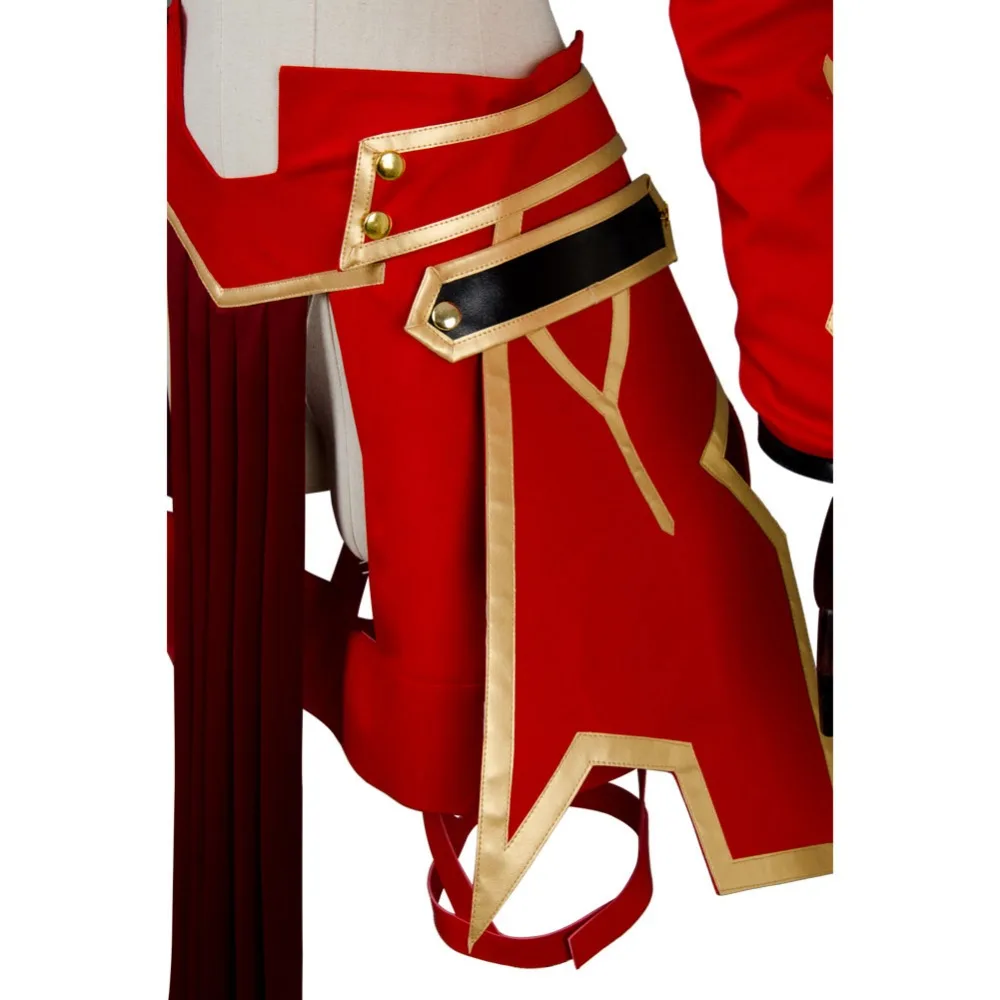 

Fate Apocrypha Cosplay FA Red Saber Mordred Cosplay Costume Red Sex Full Sets Halloween Carnival costume For Adult