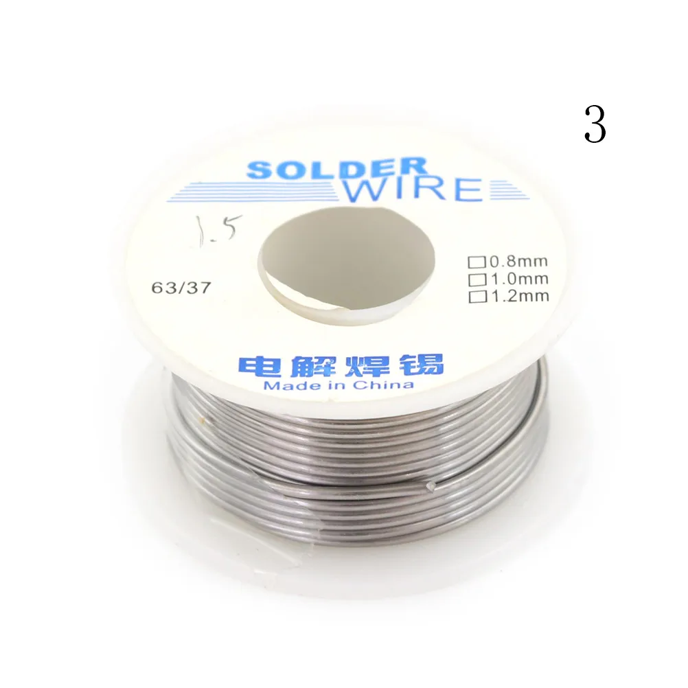 50g 0.8/1.0/1.2mm Electronic Soldering Tin Weld Solder Wire 63/37 Colophony Core Industrial Welding Wires
50g 0.8/1.0/1.2mm Electronic Soldering Tin Weld Solder Wire 63/37 Colophony Core Industrial Welding Wires
