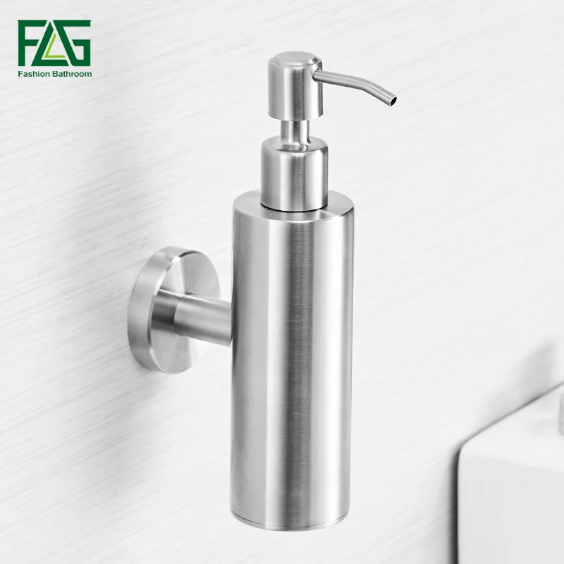 FLG Liquid Soap Dispensers Brushed Nickel Bathroom Accessories Stainless Steel Soap Dispenser Pump Shower Soap Bottle P239-01N
FLG Liquid Soap Dispensers Brushed Nickel Bathroom Accessories Stainless Steel Soap Dispenser Pump Shower Soap Bottle P239-01N