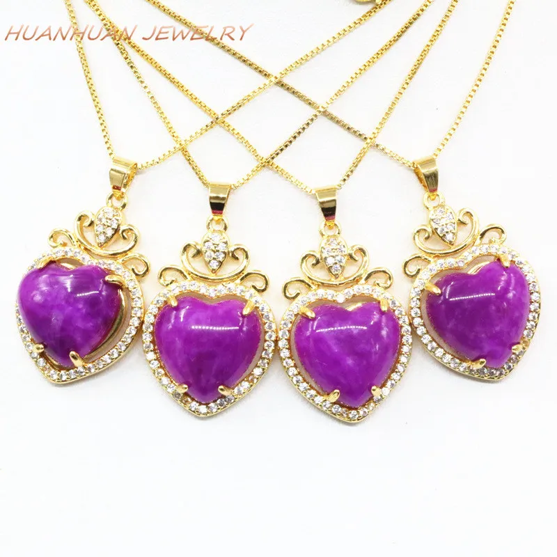 Natural Stone Jades 19x29mm Heart Shape Pendant For Women Gold-Color Stainless Steel Necklaces & Pendants Zircon Jewelry B3329
Natural Stone Jades 19x29mm Heart Shape Pendant For Women Gold-Color Stainless Steel Necklaces & Pendants Zircon Jewelry B3329