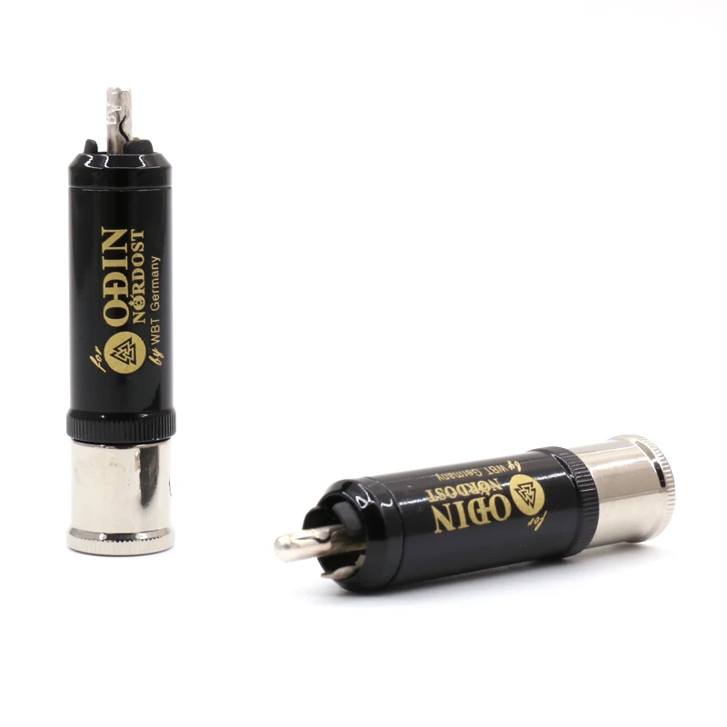 4Pcs Nordost ODIN 99.998% Pure copper silver Plated WBT RCA plugs interconnect with DIY RCA cable
4Pcs Nordost ODIN 99.998% Pure copper silver Plated WBT RCA plugs interconnect with DIY RCA cable