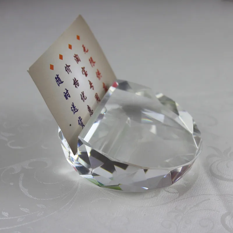 Хрустальный стеклянный граненый держатель для карт в форме шара, Paperweight, прозрачный художественный коллекционный держатель для визиток, фэ...
Хрустальный стеклянный граненый держатель для карт в форме шара, Paperweight, прозрачный художественный коллекционный держатель для визиток, фэ...