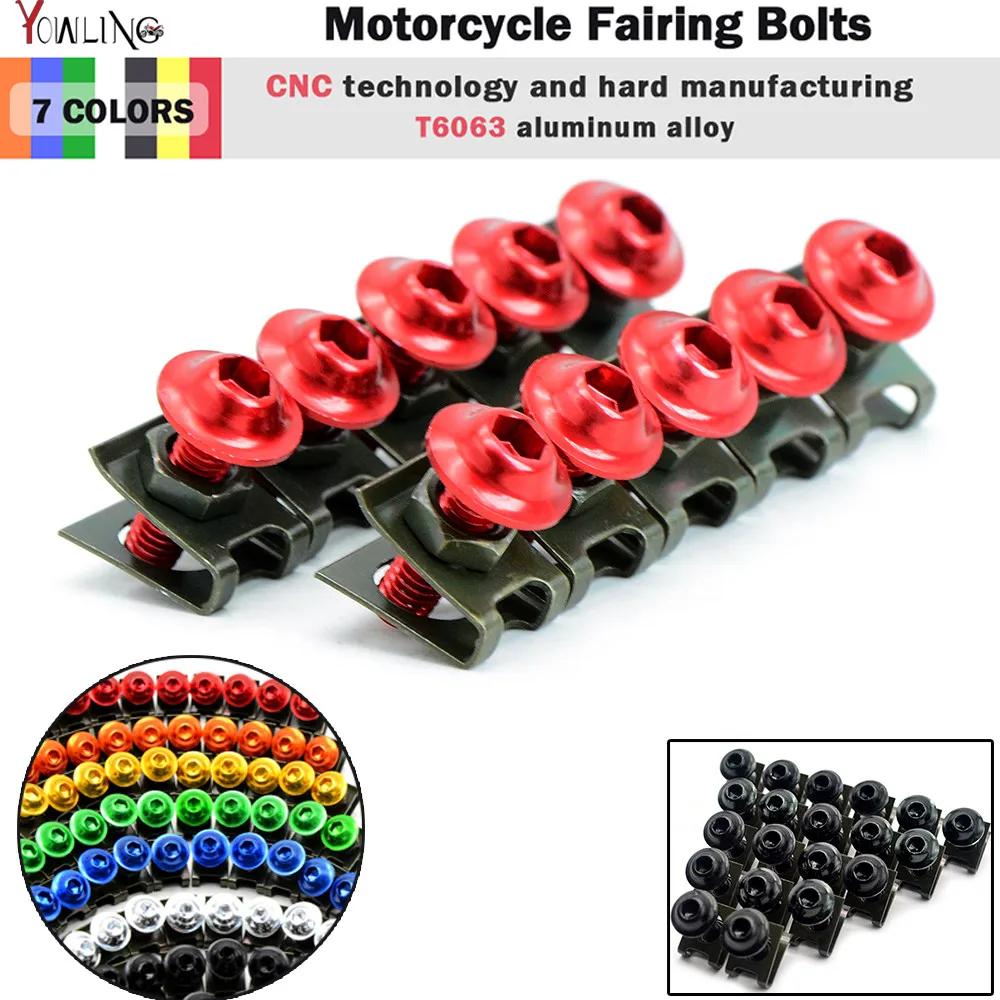 10pcs 6mm CNC Motorcycle Fairing body work Bolts Screws For DUCATI Diavel Carbon XDiavel S 1199 Panigale monster 696 796 620
10pcs 6mm CNC Motorcycle Fairing body work Bolts Screws For DUCATI Diavel Carbon XDiavel S 1199 Panigale monster 696 796 620