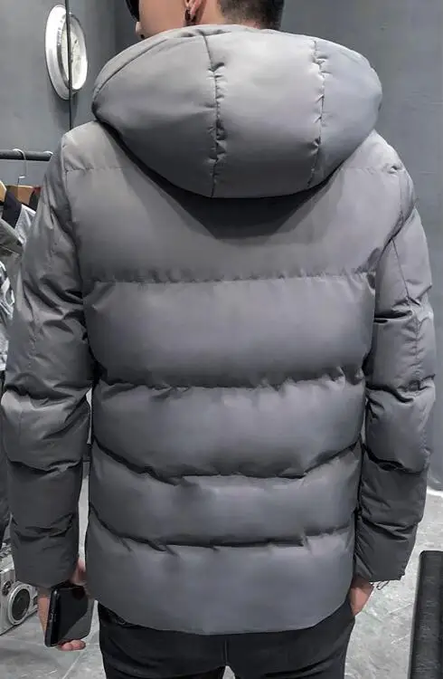 New Winter Casual Parka Male Jackets Slim Fit Hooded Jacket Men Parkas Solid Warm Down Jacket Mens cotton padded Coat
New Winter Casual Parka Male Jackets Slim Fit Hooded Jacket Men Parkas Solid Warm Down Jacket Mens cotton padded Coat
