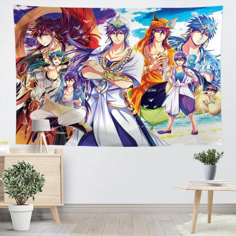 Custom Magi Sinbad No Bouken Tapestry Wall Hanging Tapestries Forest Tapestry Bedspread Yoga Mat Blanket Bed Table Cloth
Custom Magi Sinbad No Bouken Tapestry Wall Hanging Tapestries Forest Tapestry Bedspread Yoga Mat Blanket Bed Table Cloth