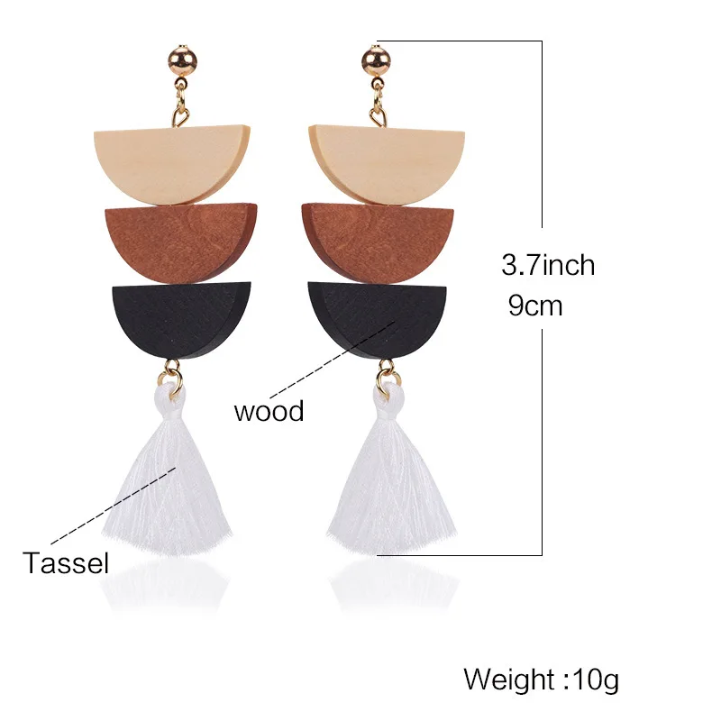 8Seasons Fashion Women Stud Earrings Colorful Multilayer Wooden Beads Vintage Metal Frame Pendants Unique Gift For Women,1 Pair
8Seasons Fashion Women Stud Earrings Colorful Multilayer Wooden Beads Vintage Metal Frame Pendants Unique Gift For Women,1 Pair