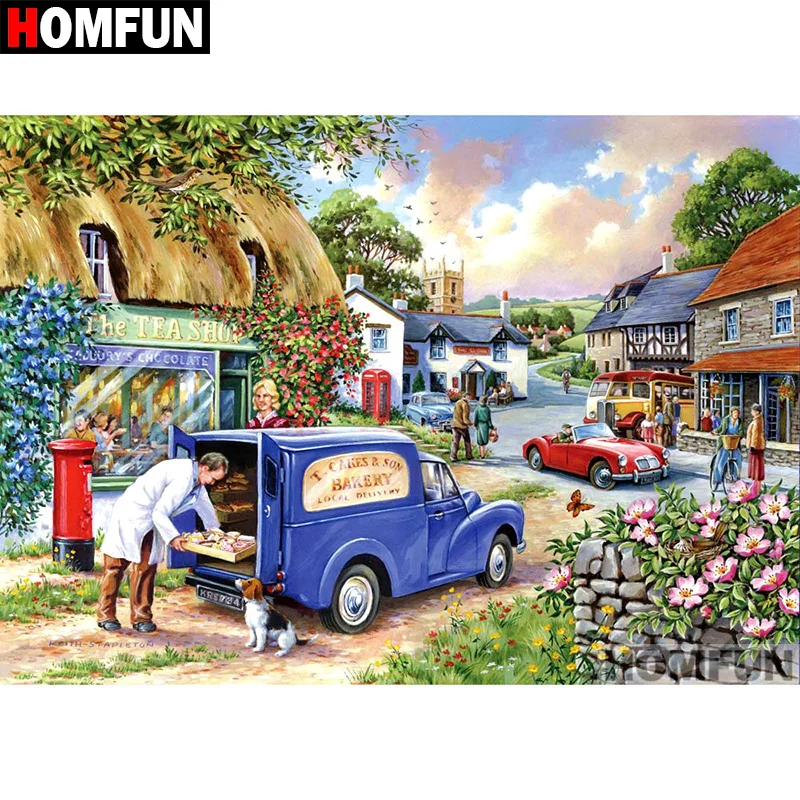 HOMFUN Full Square/Round Drill 5D DIY Diamond Painting "Sweet Shop" Embroidery Cross Stitch 5D Home Decor Gift A07277
HOMFUN Full Square/Round Drill 5D DIY Diamond Painting "Sweet Shop" Embroidery Cross Stitch 5D Home Decor Gift A07277